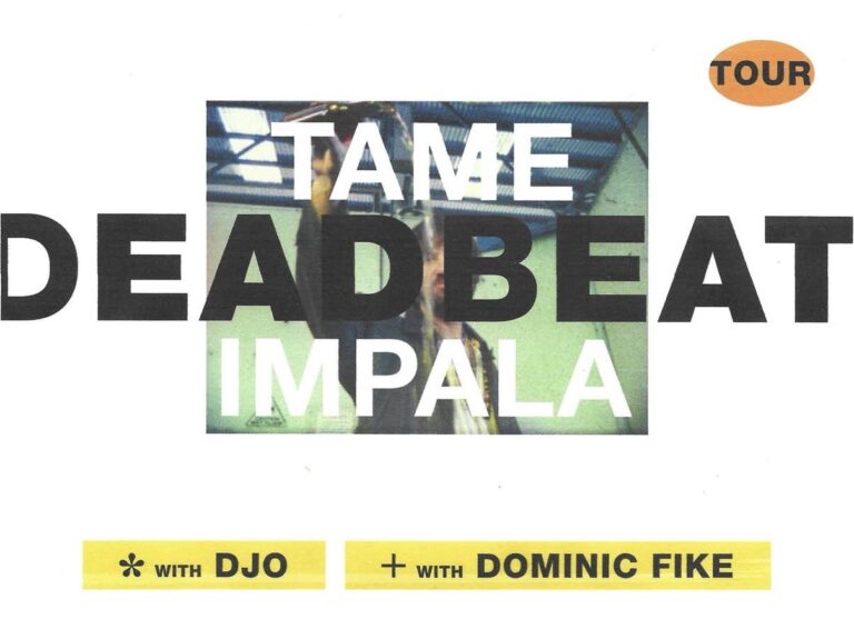 Tame Impala reveals second North American leg of the Deadbeat Tour