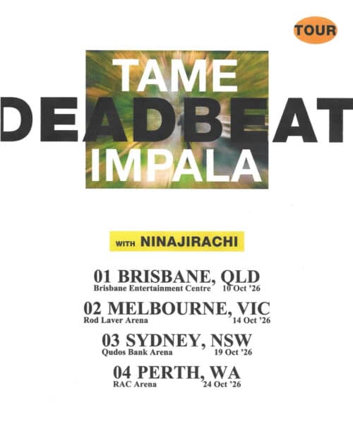 Tame Impala’s Deadbeat Tour is coming to Australia 1