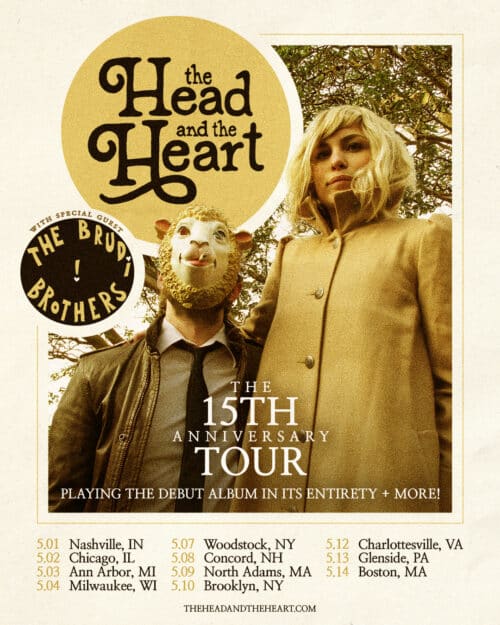 The Head and The Heart announce 15th anniversary tour, playing debut album in its entirety 1