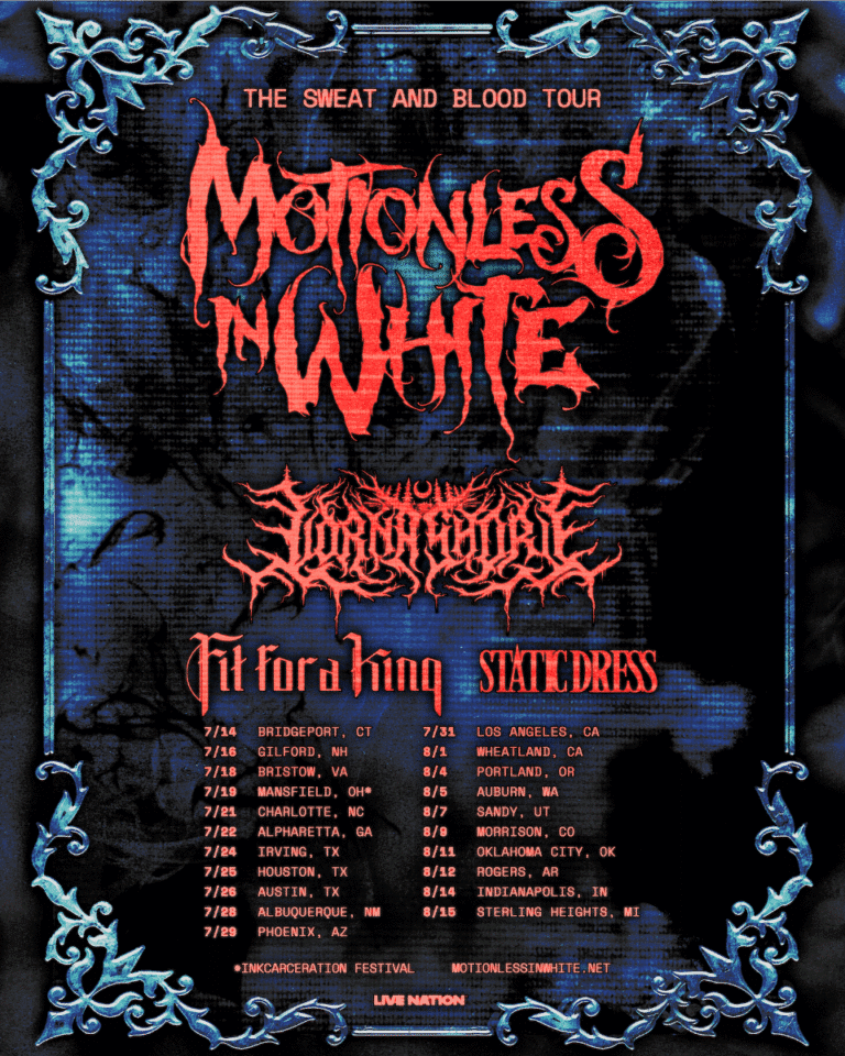 Motionless In White announce summer 2026 headline tour