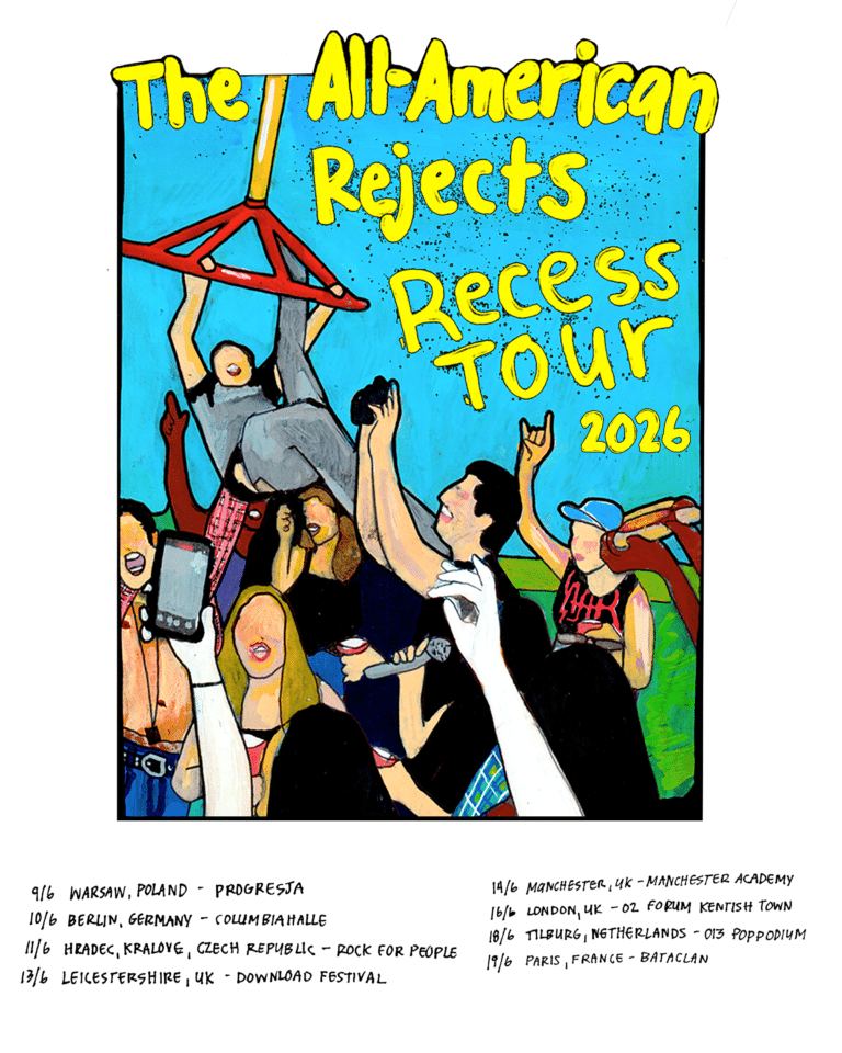 The All-American Rejects announce Europe and UK summer tour