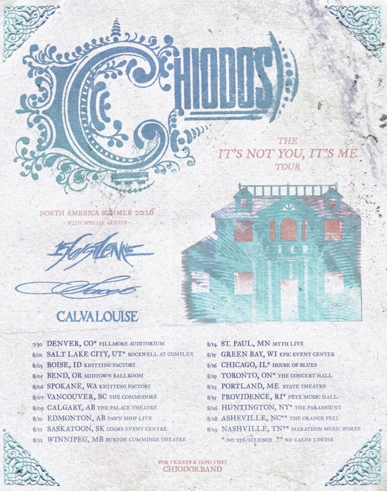 Chiodos announce North American summer tour with 156/silence, sace6 and Calva Louise