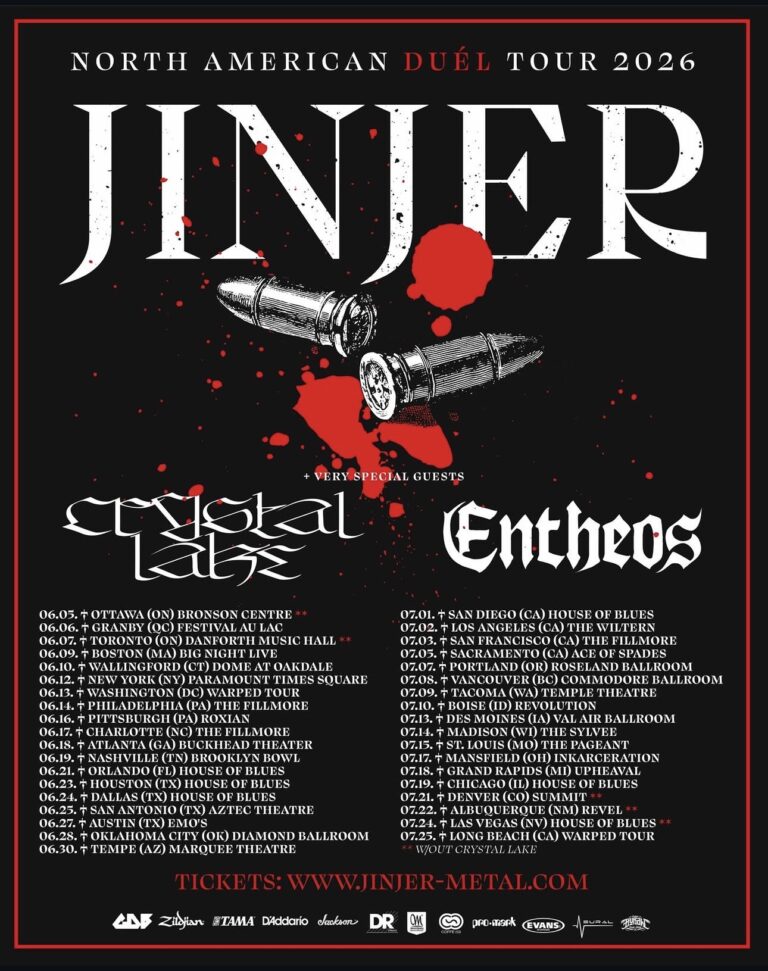 Progressive metal band Jinjer announces North American tour