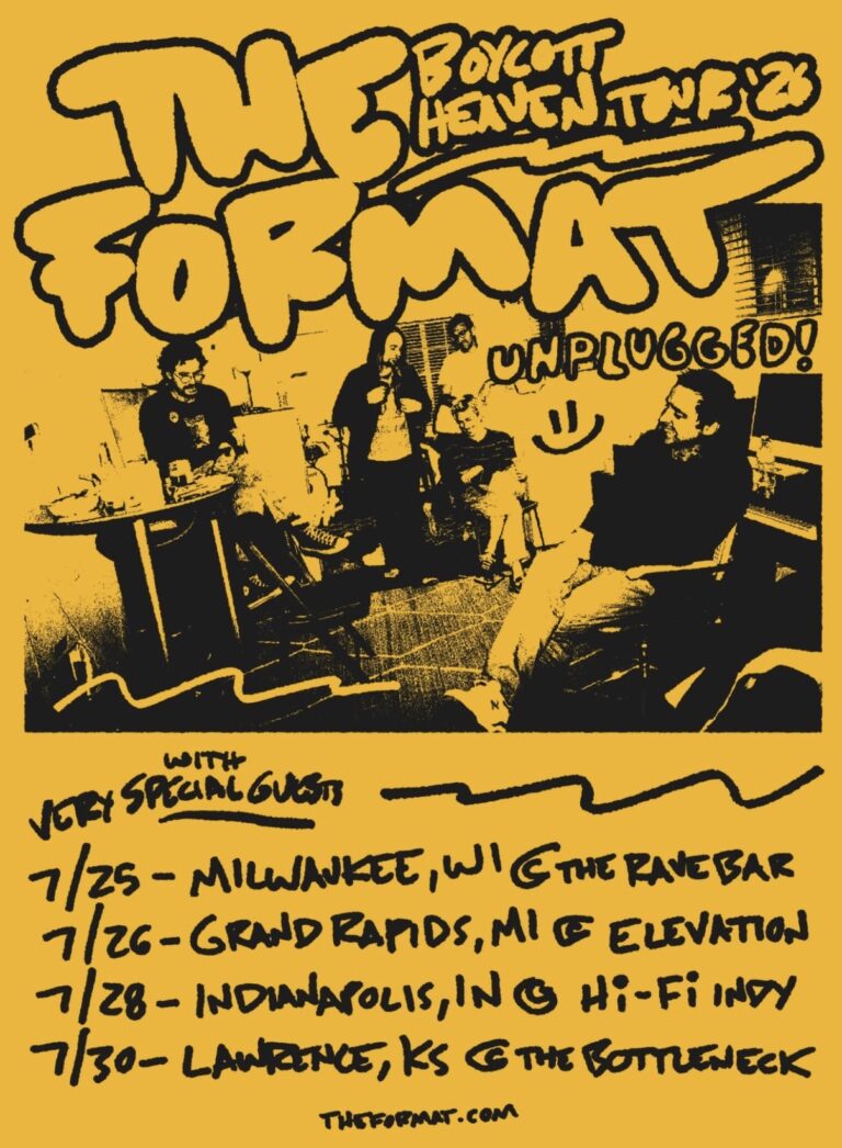 The Format reveals intimate unplugged shows for this July