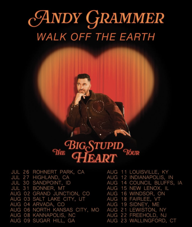 Andy Grammer reveals The Big Stupid Heart Tour