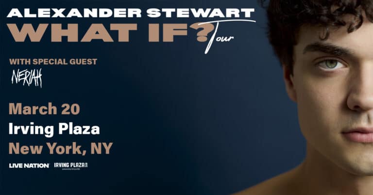 Giveaway: Win tickets to see Alexander Stewart live in NYC