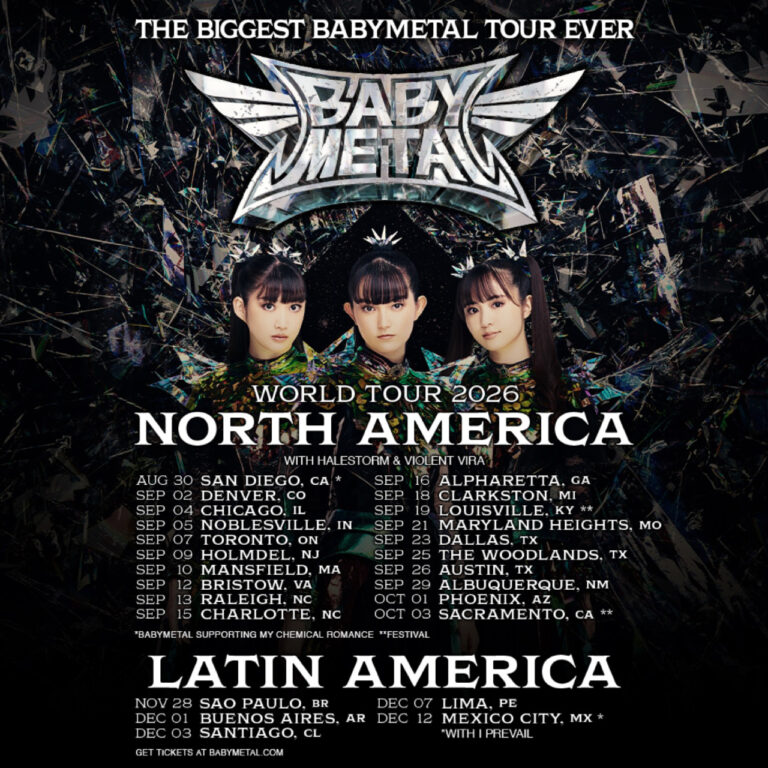 BABYMETAL is ready for their 2026 world tour