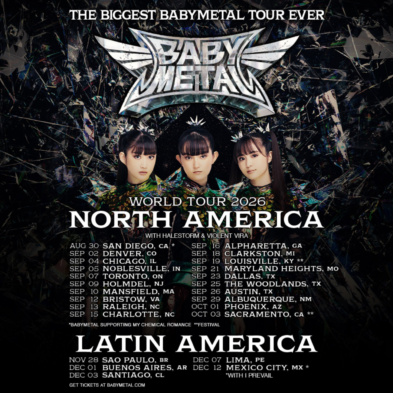 BABYMETAL is ready for their 2026 world tour - // MELODIC Magazine