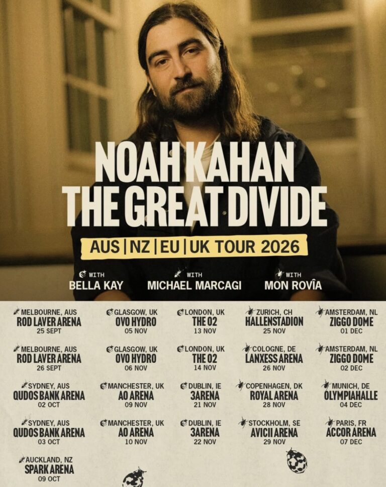 Noah Kahan announces international dates for The Great Divide Tour