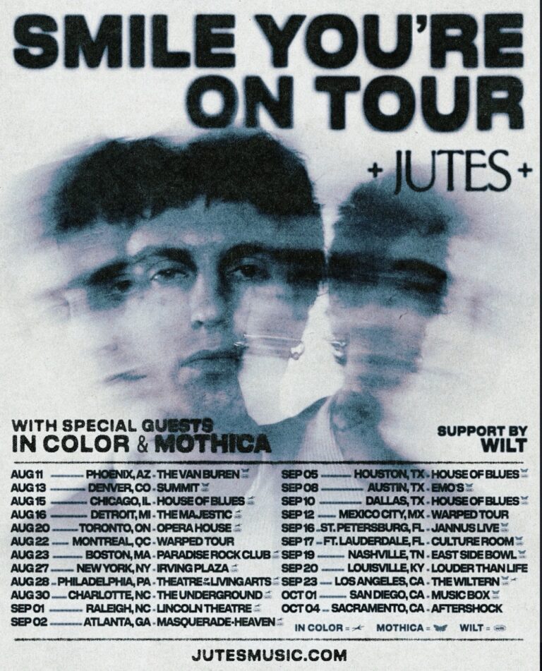 Jutes announces 2026 North American summer tour