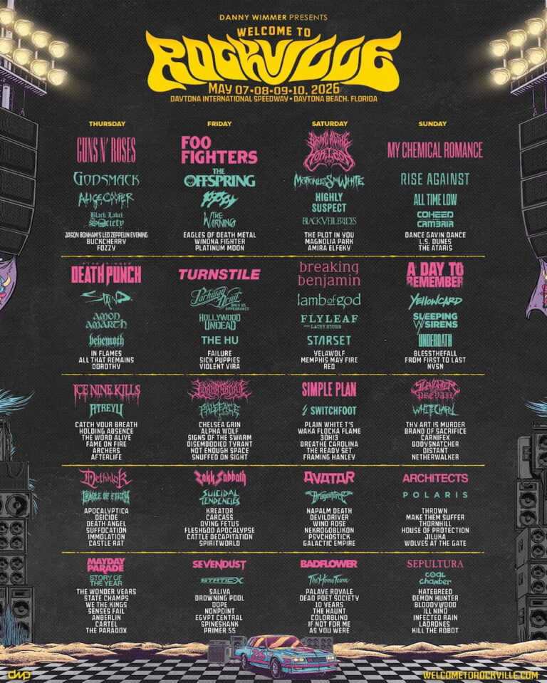 Welcome to Rockville releases full set times for Daytona takeover